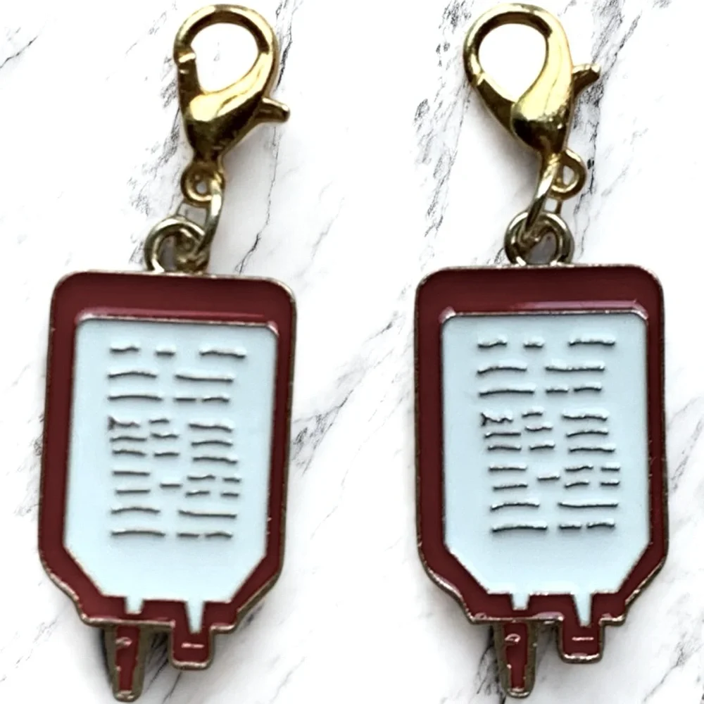 Medical Themed Charms for Keychains, Bracelets, Backpacks, zipper pulls, & etc. - Picture 2 of 2